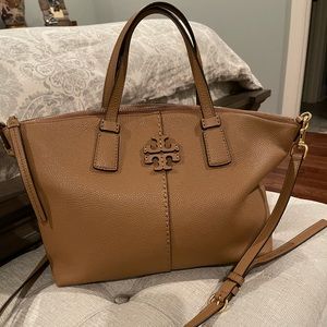 Tory Burch McGraw zip top bag